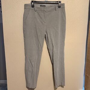Express Columnist Ankle Light Gray Trousers